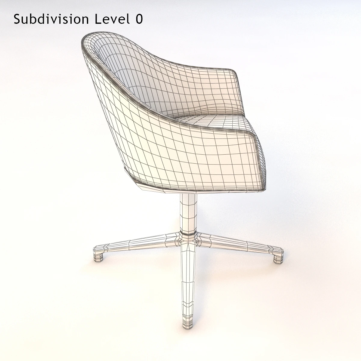Vitra Softshell Chair 3D Model_011