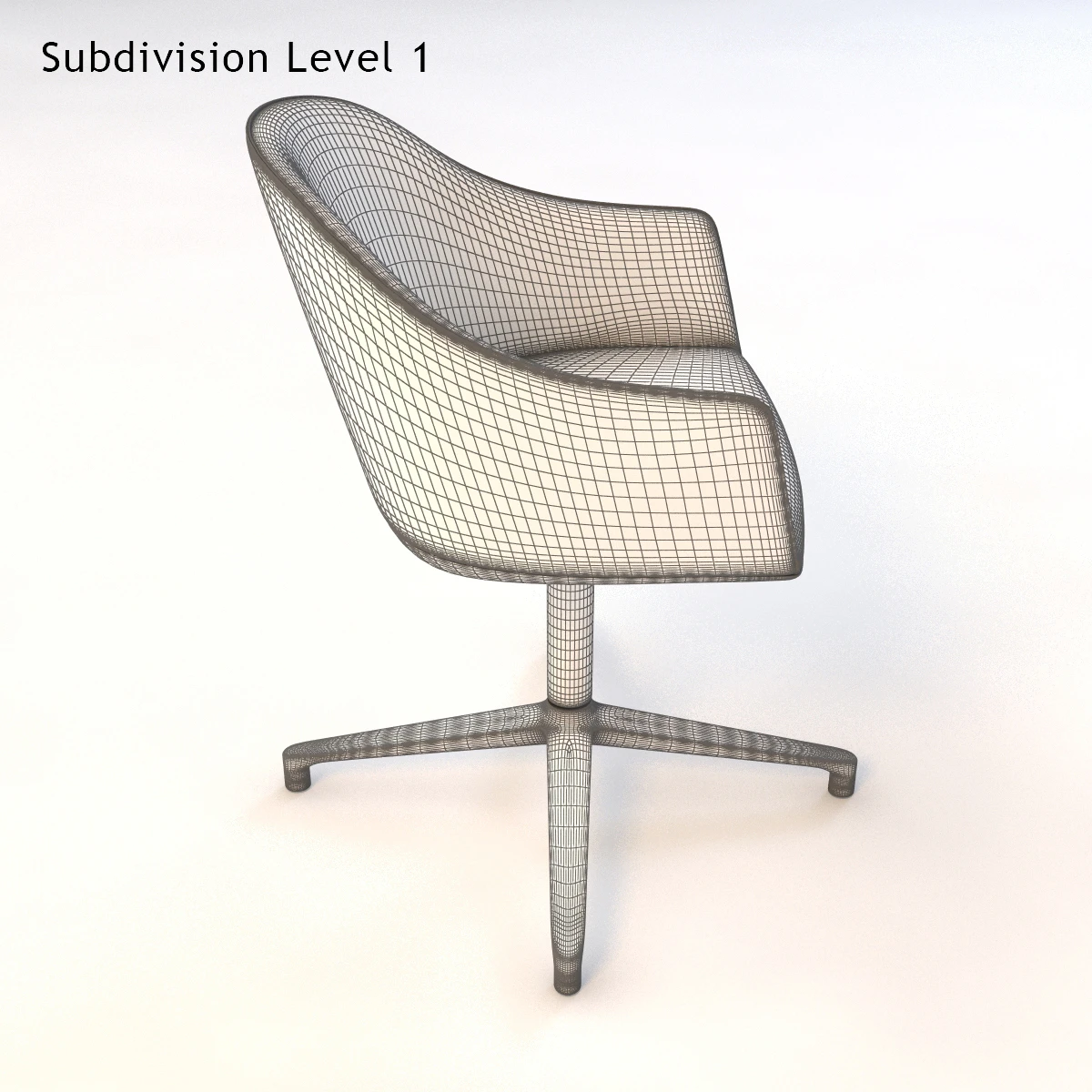 Vitra Softshell Chair 3D Model_012