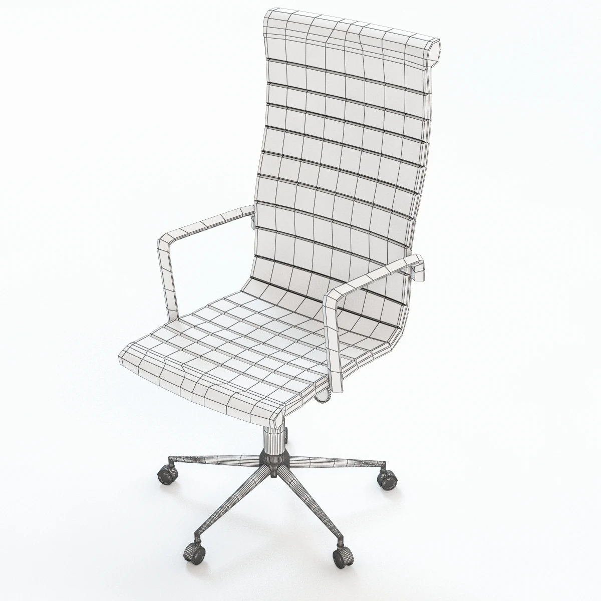 Modern Executive Office Chair 3D Model_08