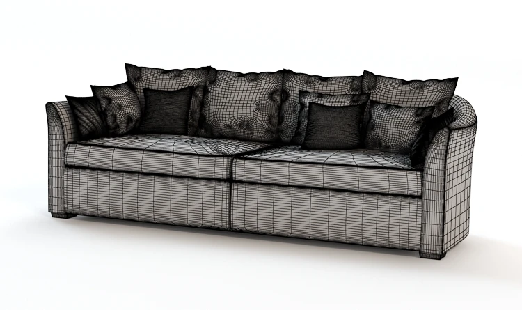 Villa Sofa Contemporary 3D Model_06