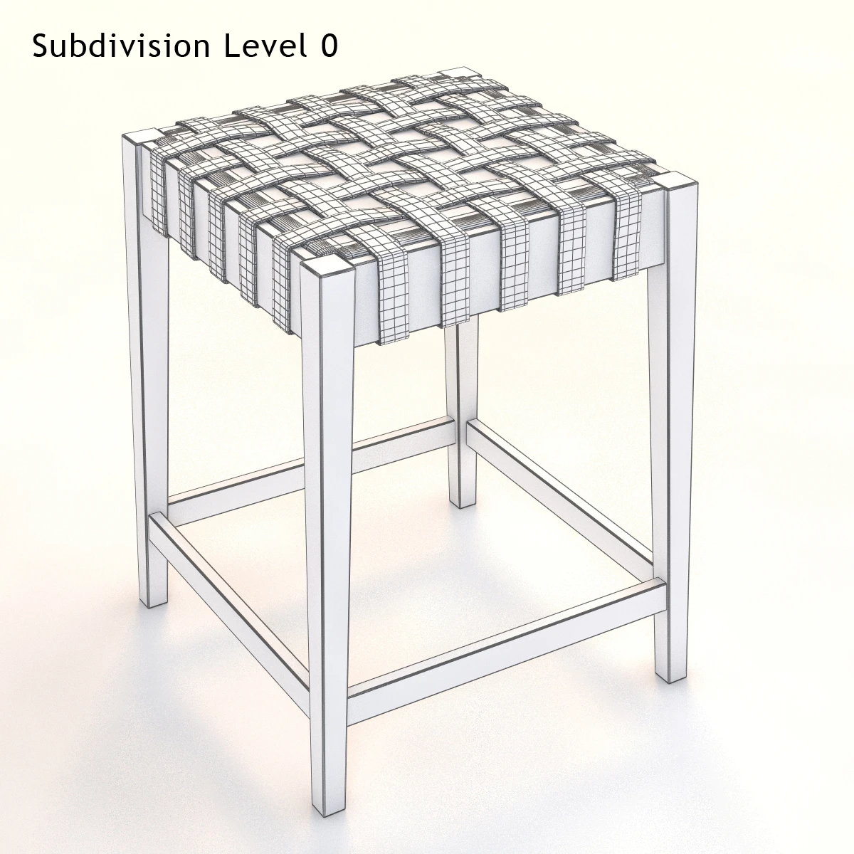 Modern Side Table 3D Model_09