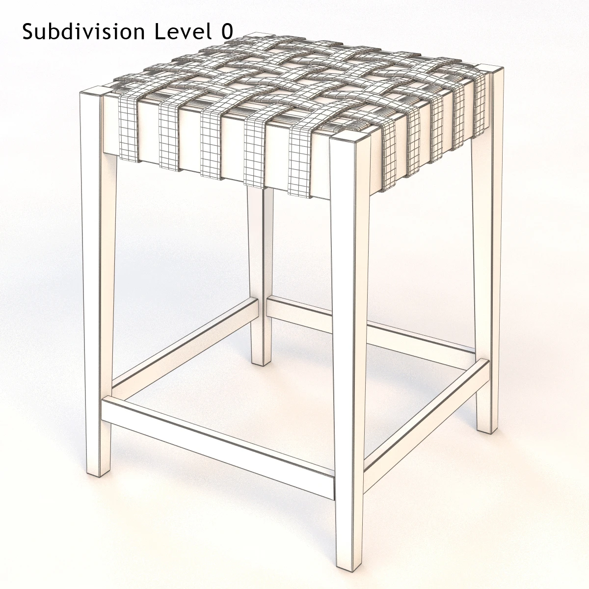 Modern Side Table 3D Model_010