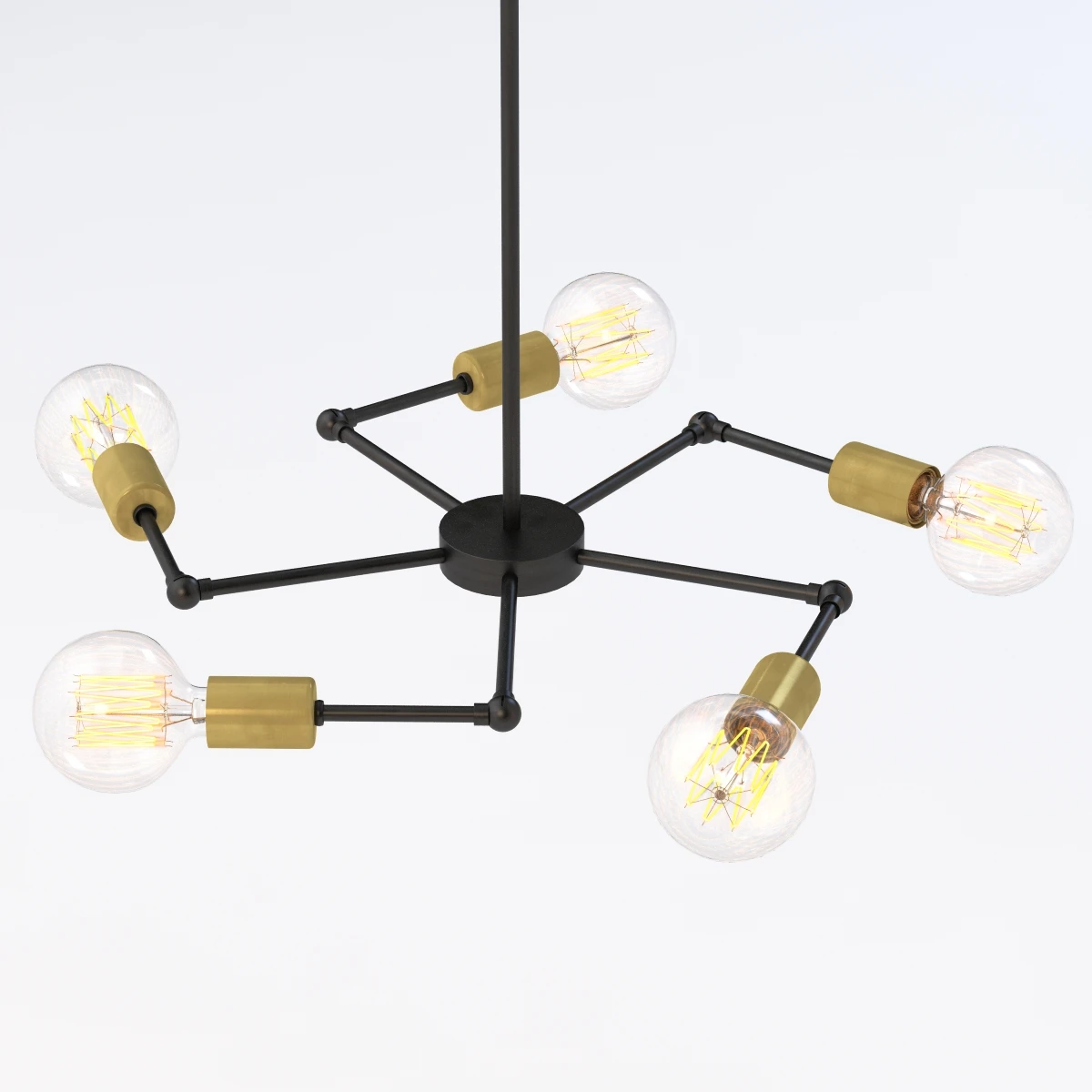 Vega 5 Chandelier By Schoolhouseelectric 3D Model_03