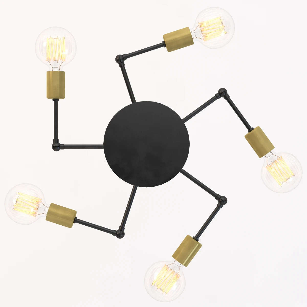 Vega 5 Chandelier By Schoolhouseelectric 3D Model_07