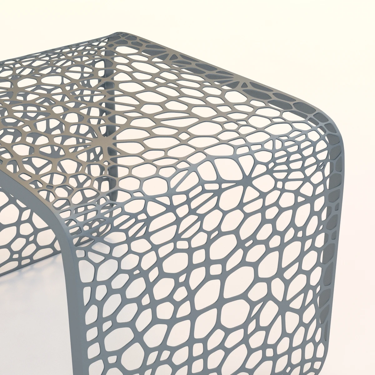 Coral End Table 3D Model_05