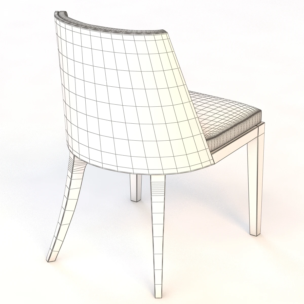 Crescent Chair 3D Model_04