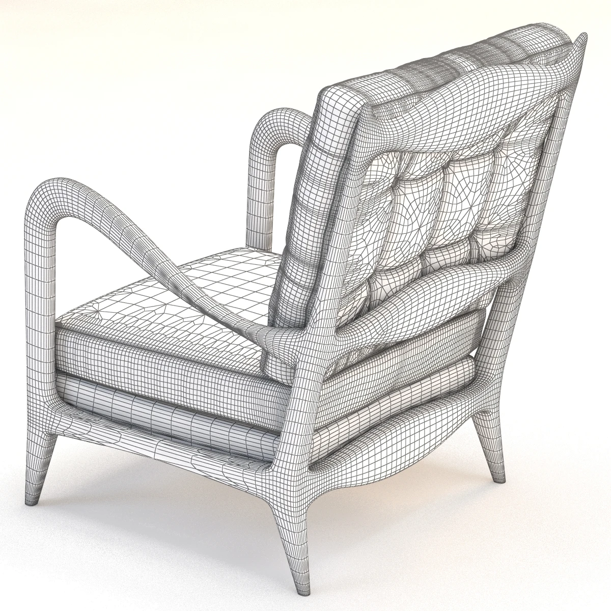 N-8953 Armchair 3D Model_011