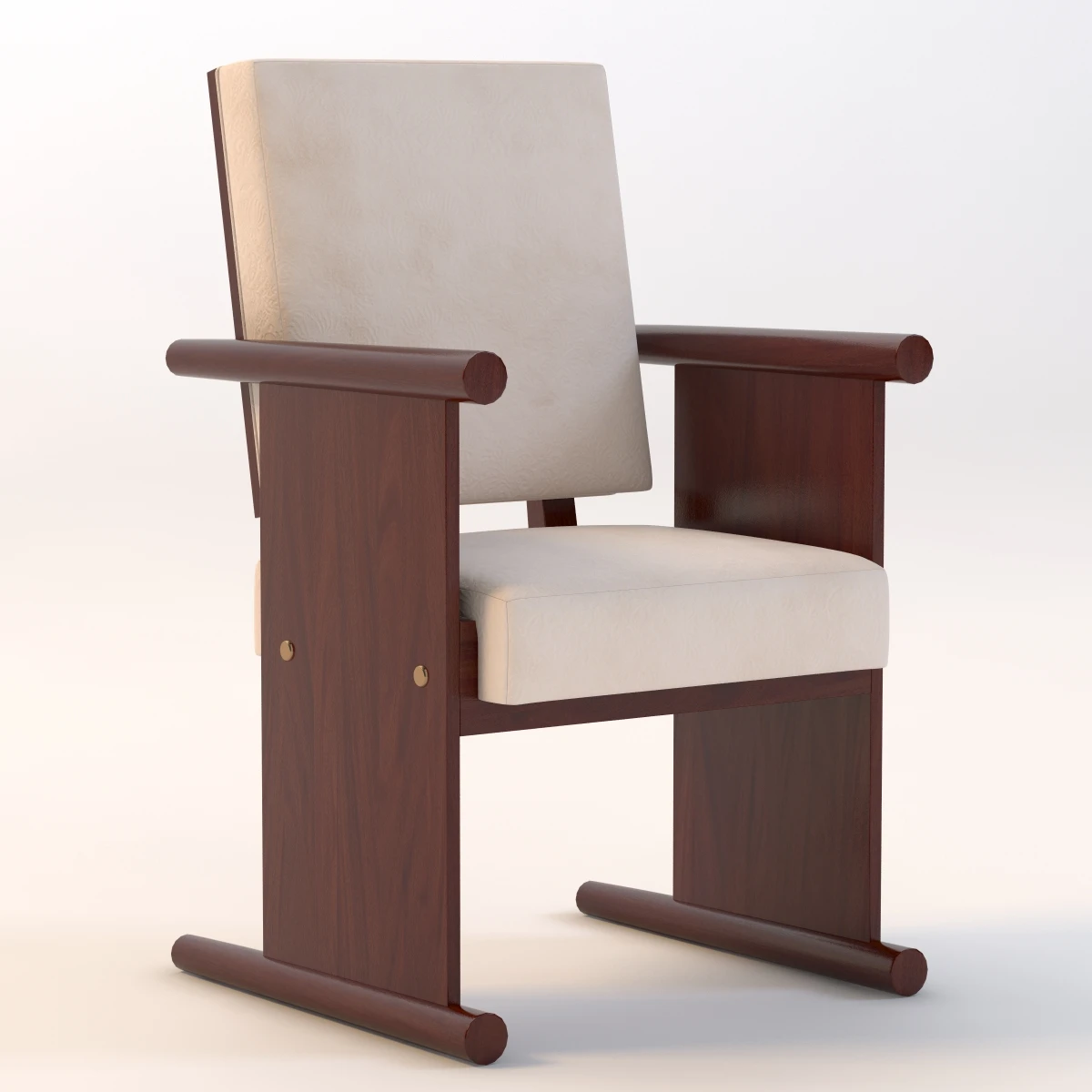 N-9022 Armchair By Andre Sorna 3D Model_01