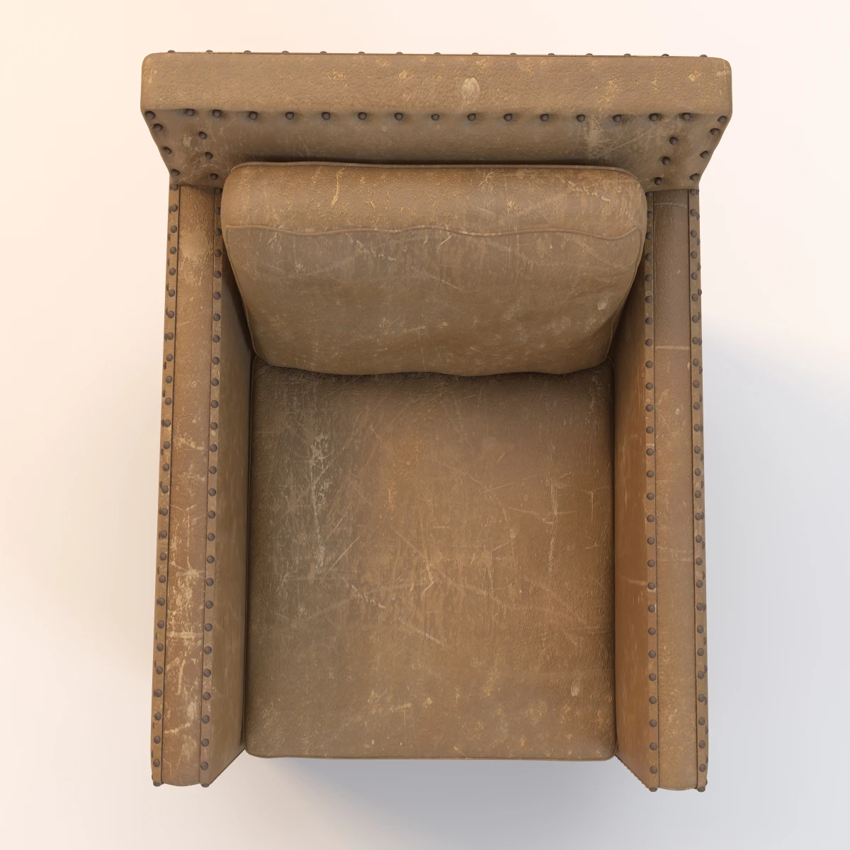 Nailhead Club Chair 3D Model_07
