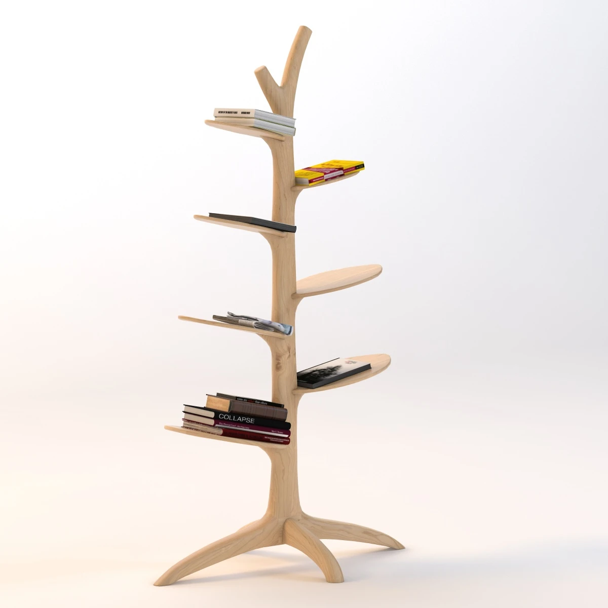 Umthi Bookshelf 3D Model_01