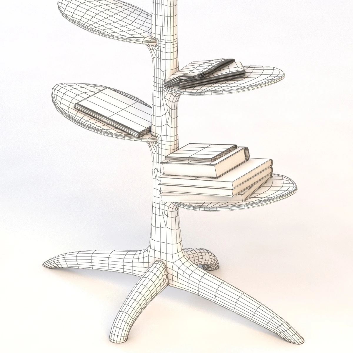 Umthi Bookshelf 3D Model_09