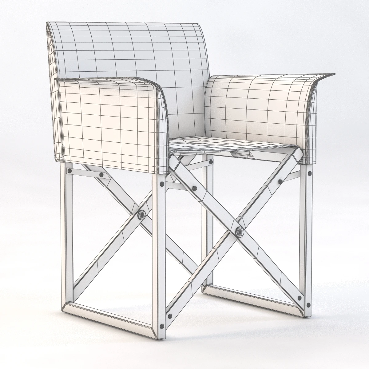 Truffaut Directors Chair 3D Model_09