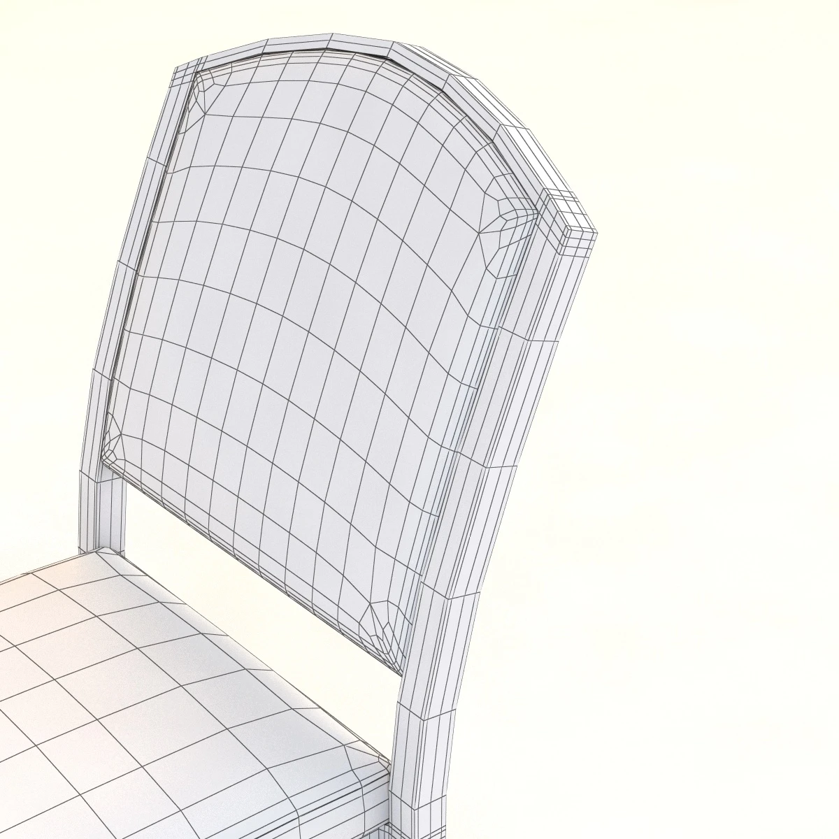 Tribeca Stacking Chair 3D Model_011