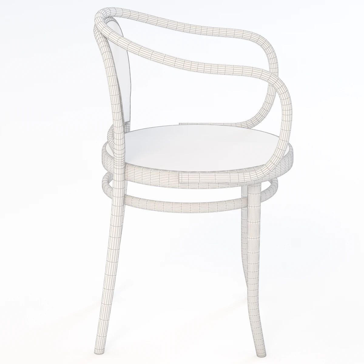 Ton Armchair 3D Model_011