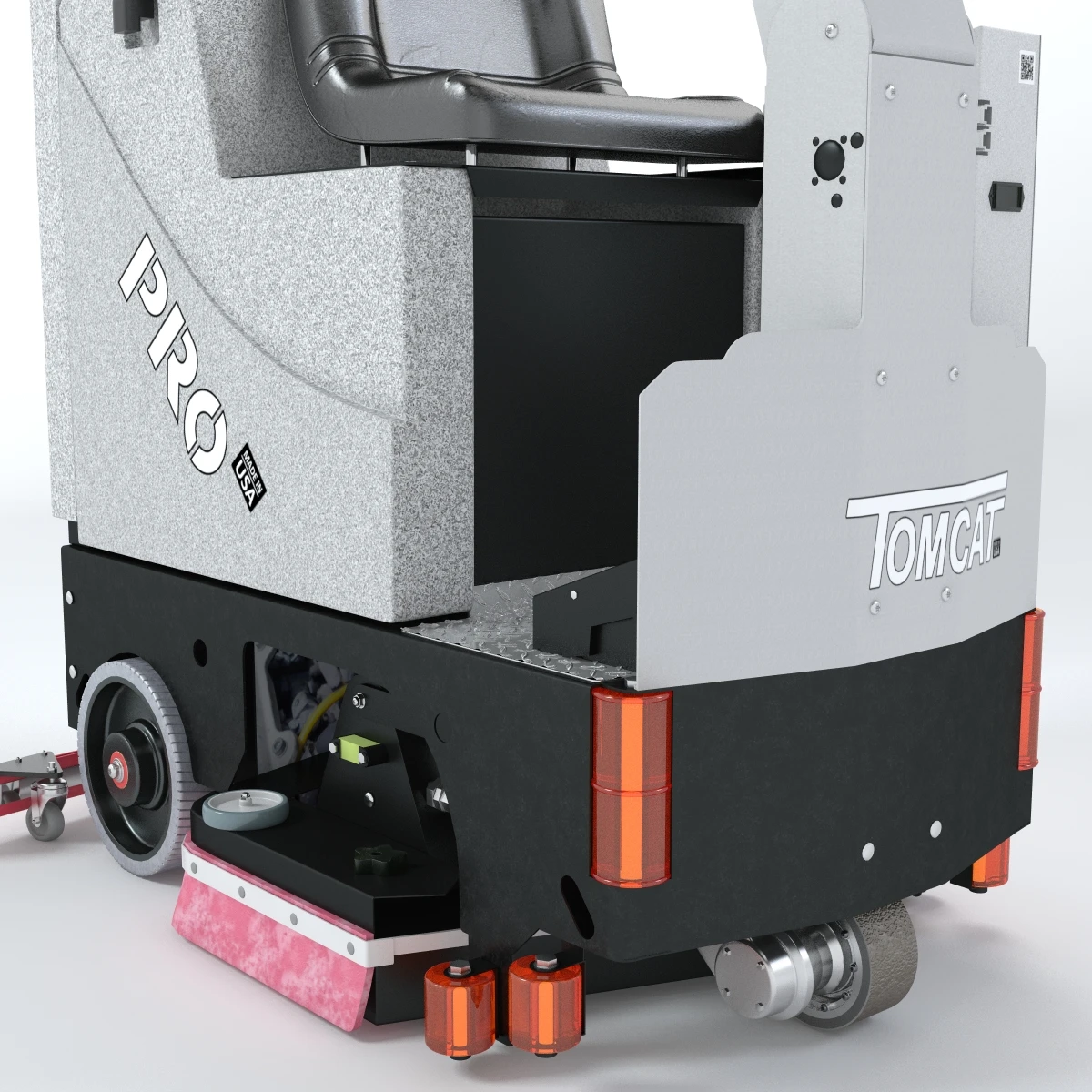 Tomcat Commercial Floor Scrubbers Microrider 3D Model_06