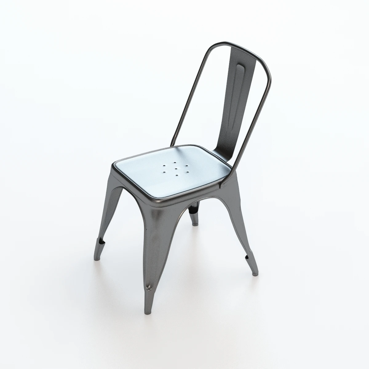 Tolix Ass Chairs 3D Model_03