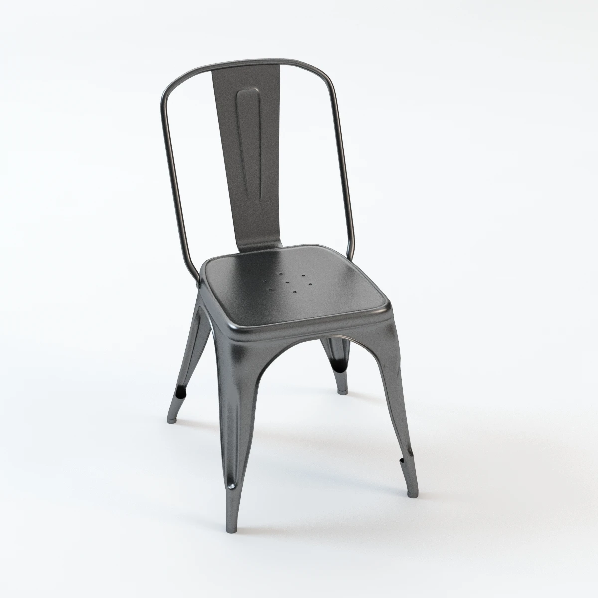 Tolix Ass Chairs 3D Model_05