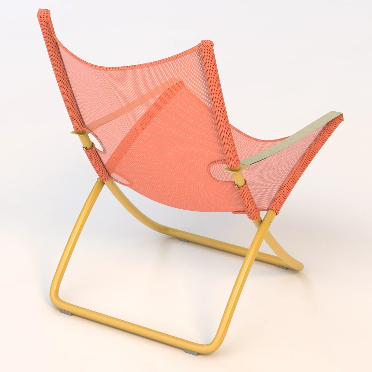 The Snooze Deckchair 3D Model_04