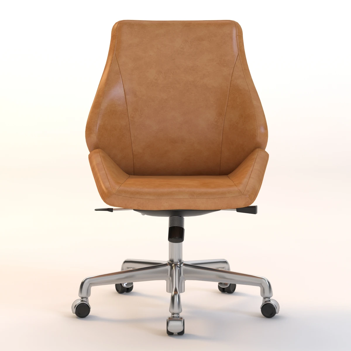 EuroStyle Cut Price Bergen Low Back Office Chair without Armrests 3D Model_09