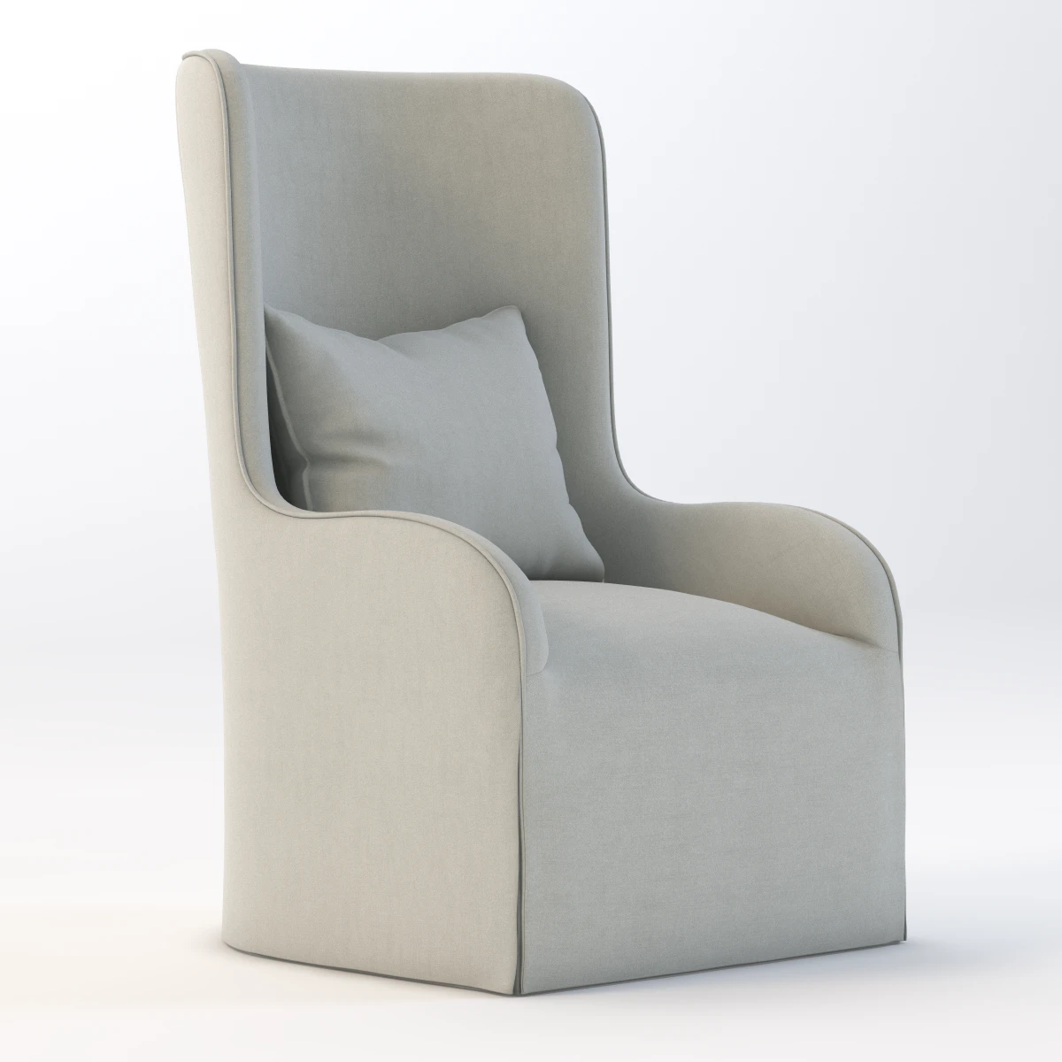Paloma Lounge Chair 3D Model_01