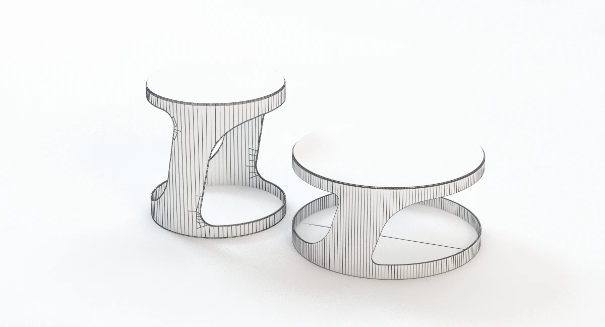 Tab Coffee Table 3D Model_06