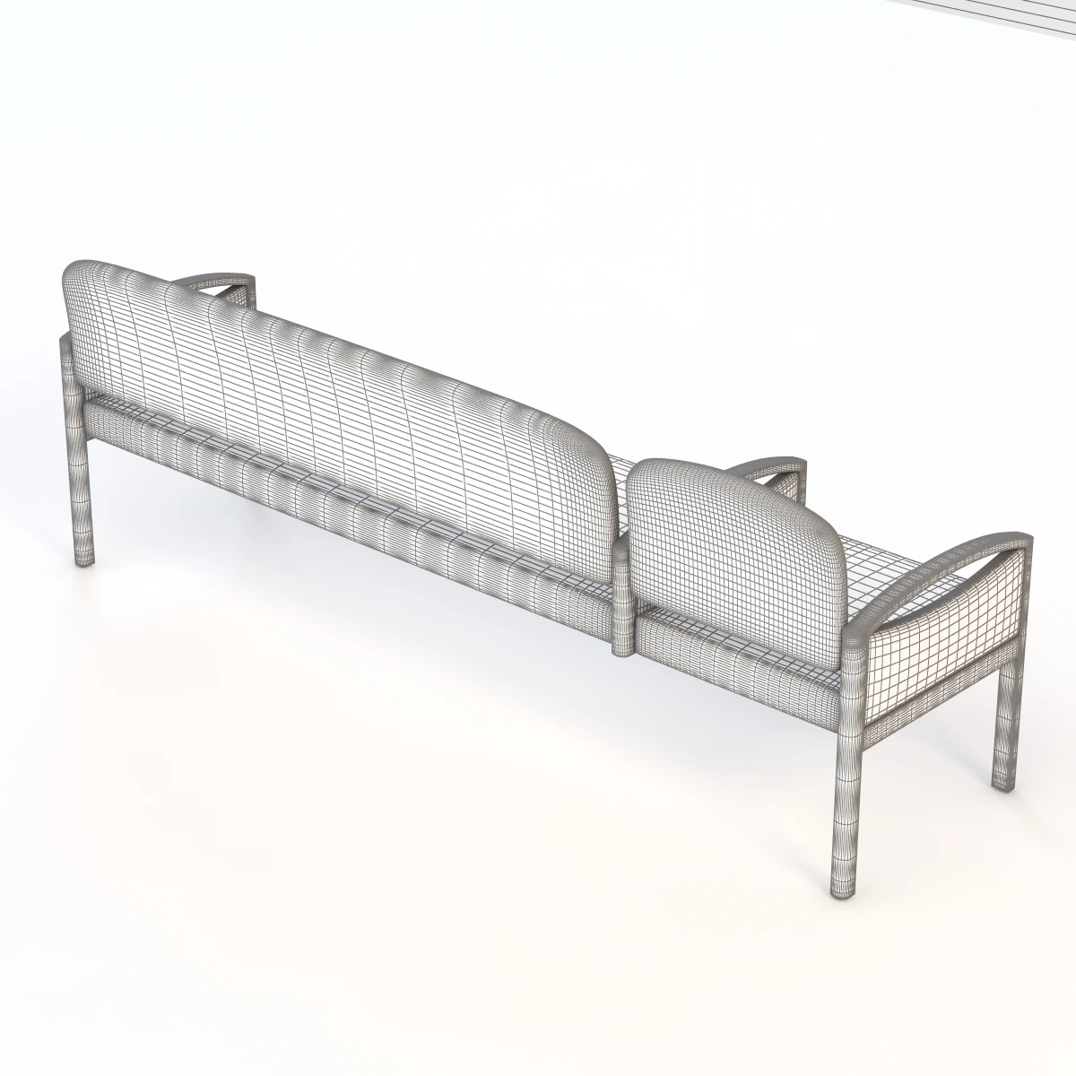 Nemschoff Horizon Multiple Public Seating Delta Chair 3D Model_015