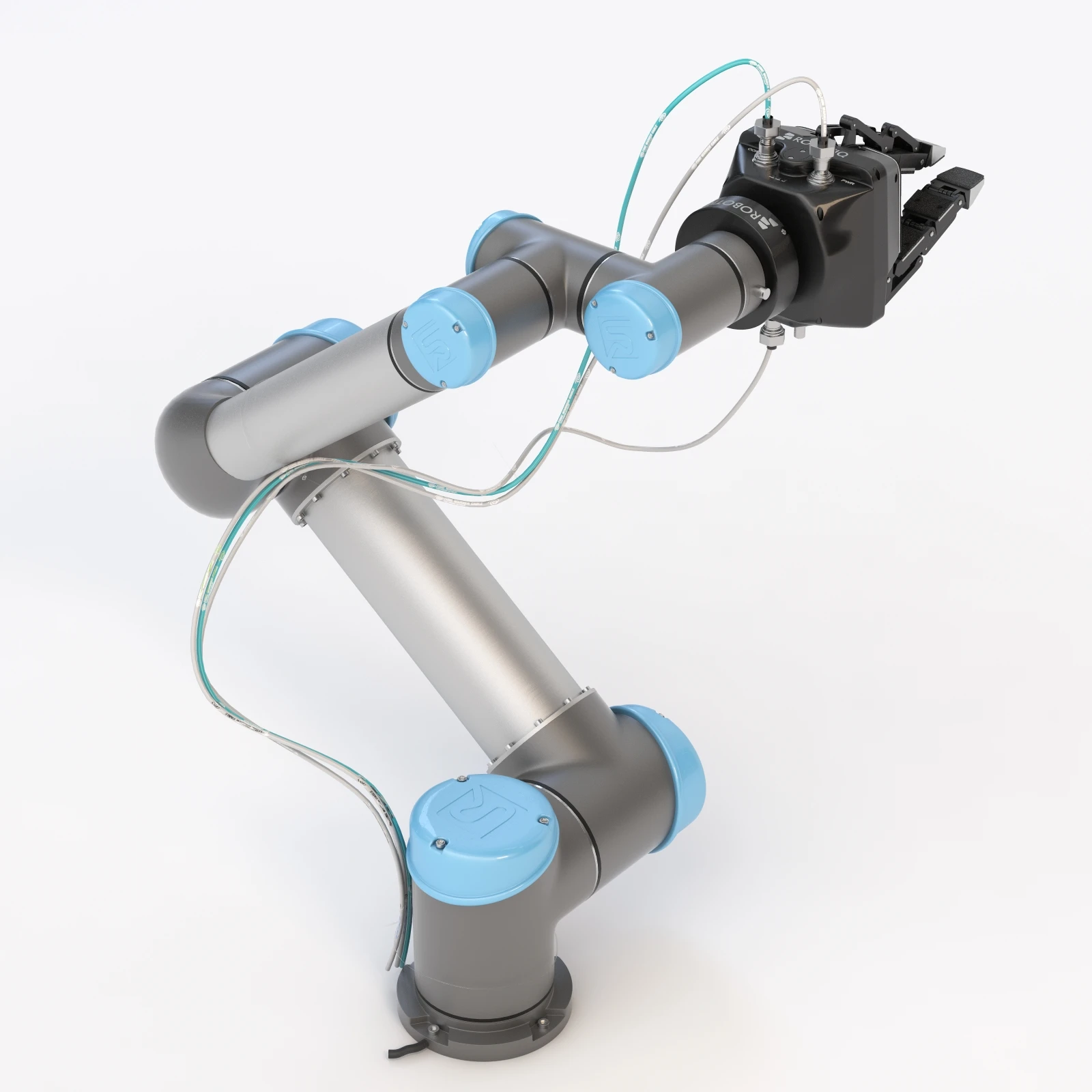 Universal Robots Ur5 With Robotiq Three Finger Adaptive Gripper 3D Model_016