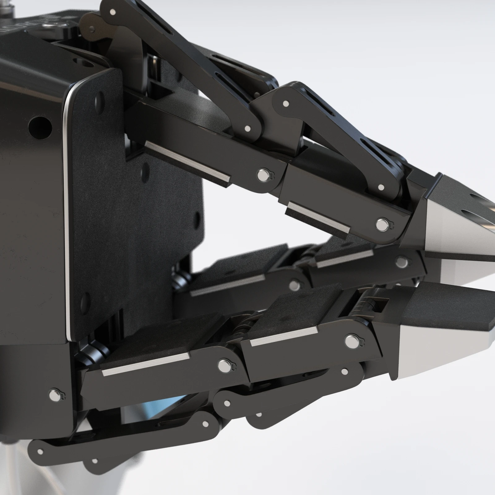 Universal Robots Ur5 With Robotiq Three Finger Adaptive Gripper 3D Model_014