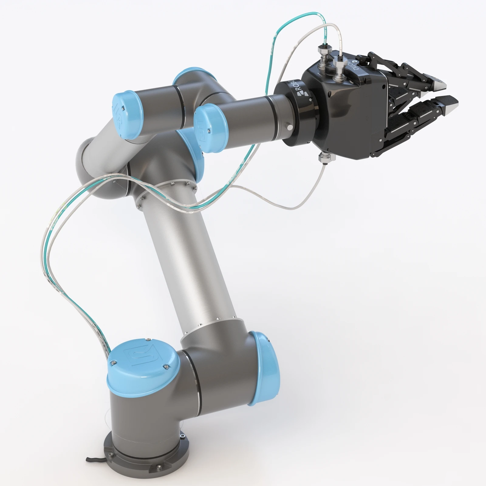 Universal Robots Ur5 With Robotiq Three Finger Adaptive Gripper 3D Model_017