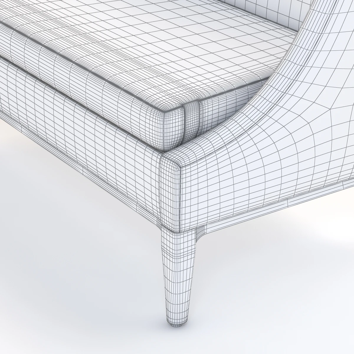 Nemschoff Iris Lounge Chair 970-2 3D Model_08