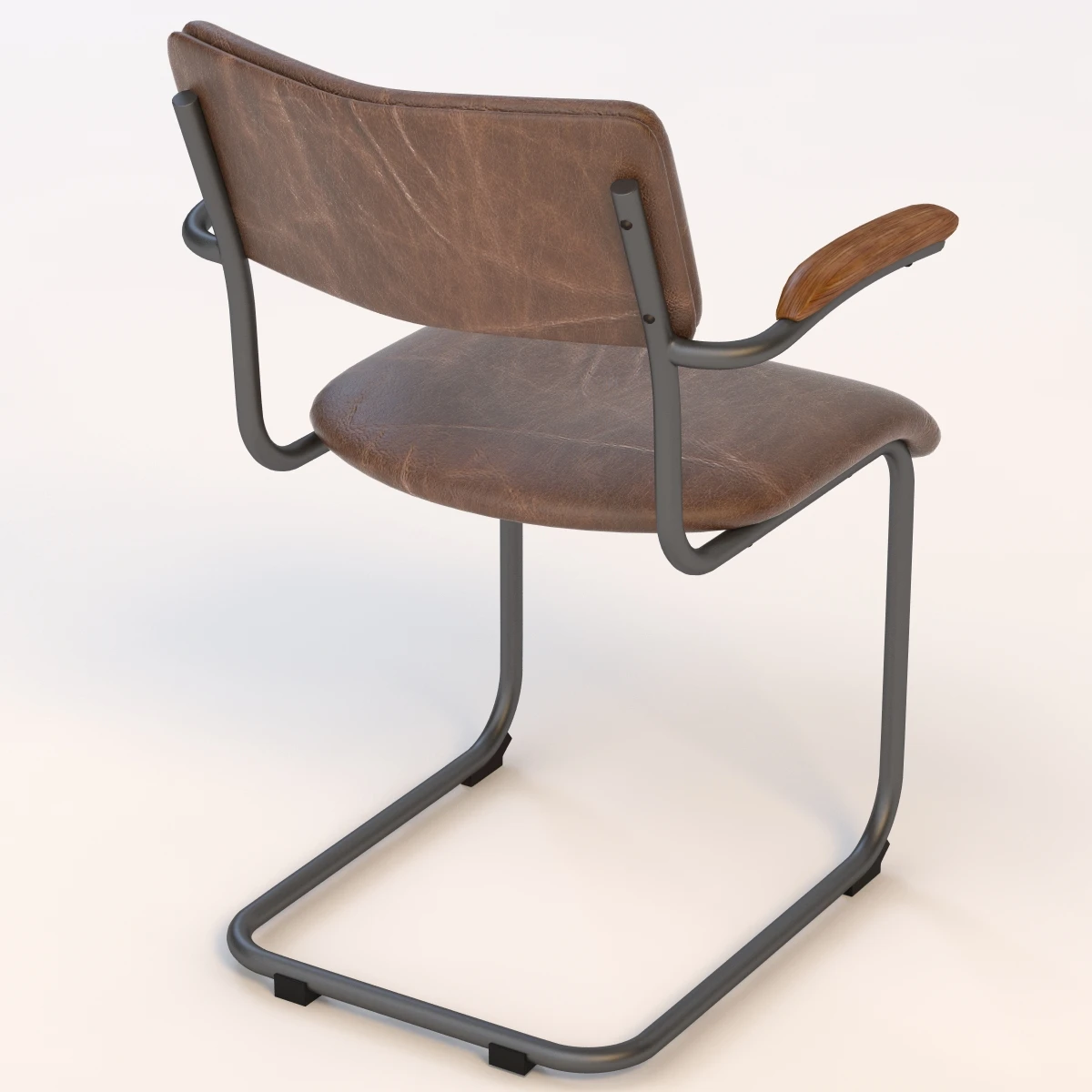 Stephen Industrial Loft Dining Chair 3D Model_04
