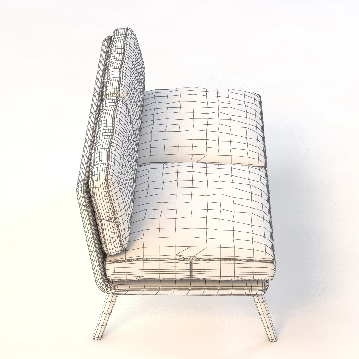 Spine Lounge Chair 3D Model_012