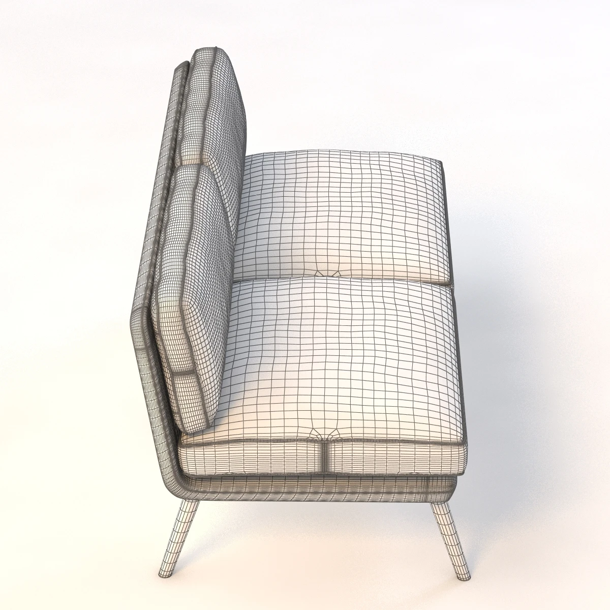 Spine Lounge Chair 3D Model_011