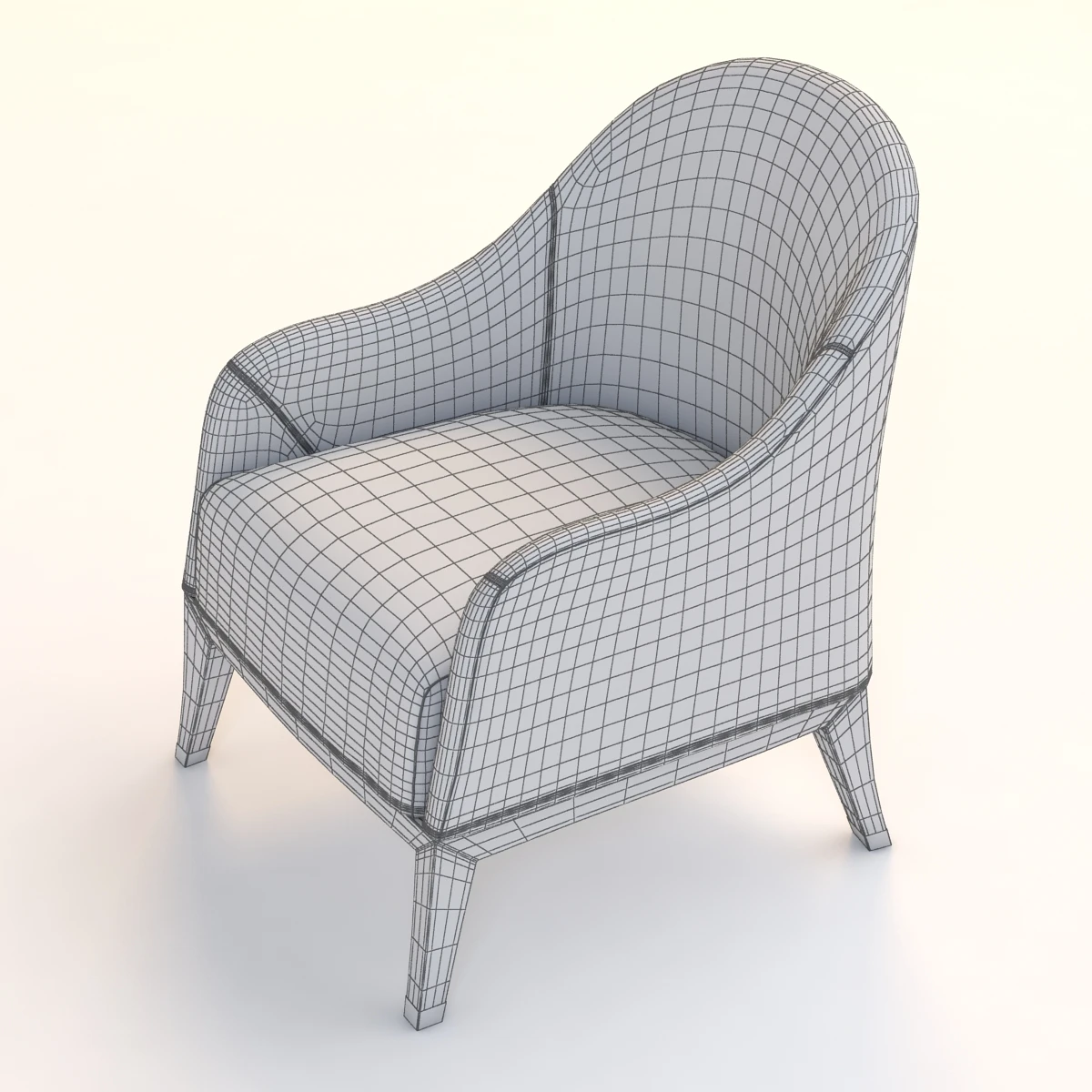 Normal 51050 Armchair Giorgetti 3D Model_07