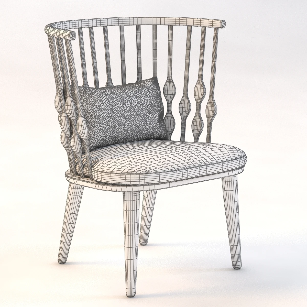 Nub Lounge Chair 3D Model_09