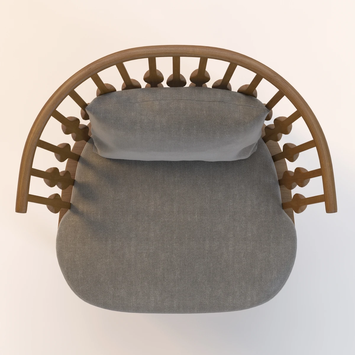 Nub Lounge Chair 3D Model_07