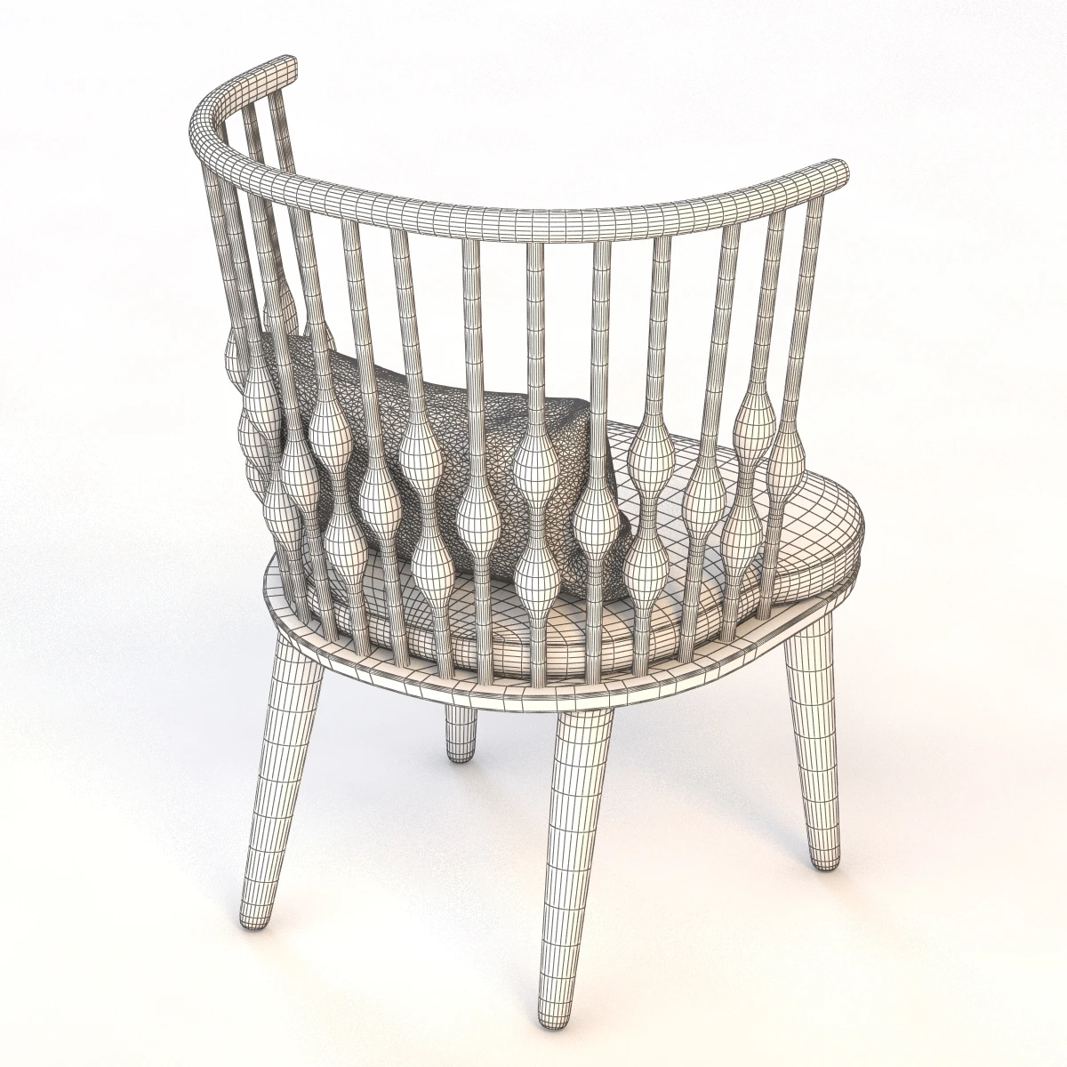 Nub Lounge Chair 3D Model_010