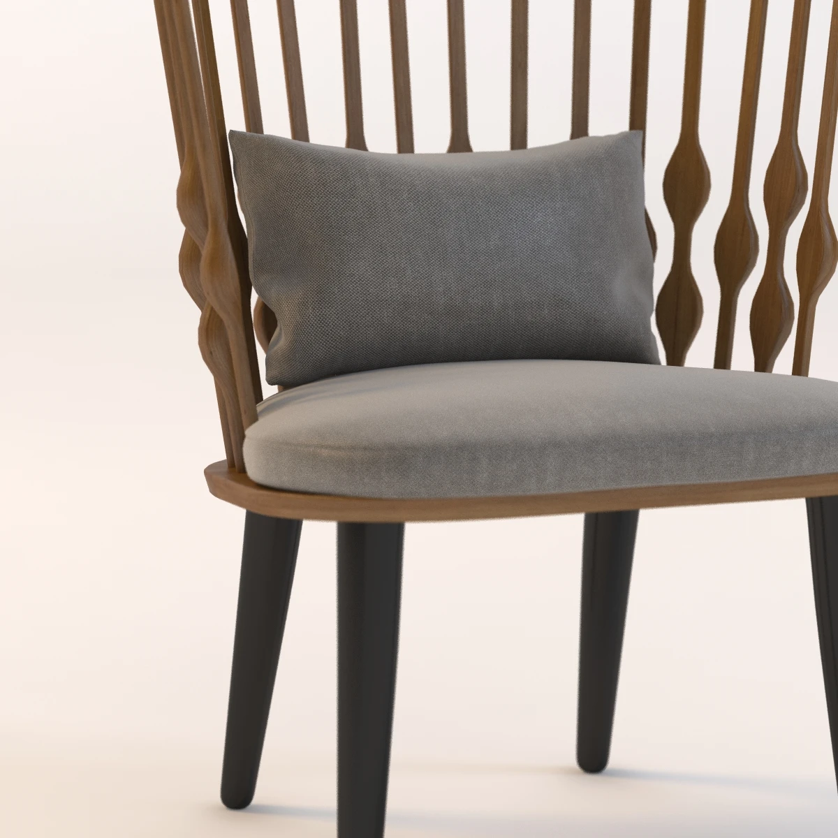 Nub Lounge Chair 3D Model_06