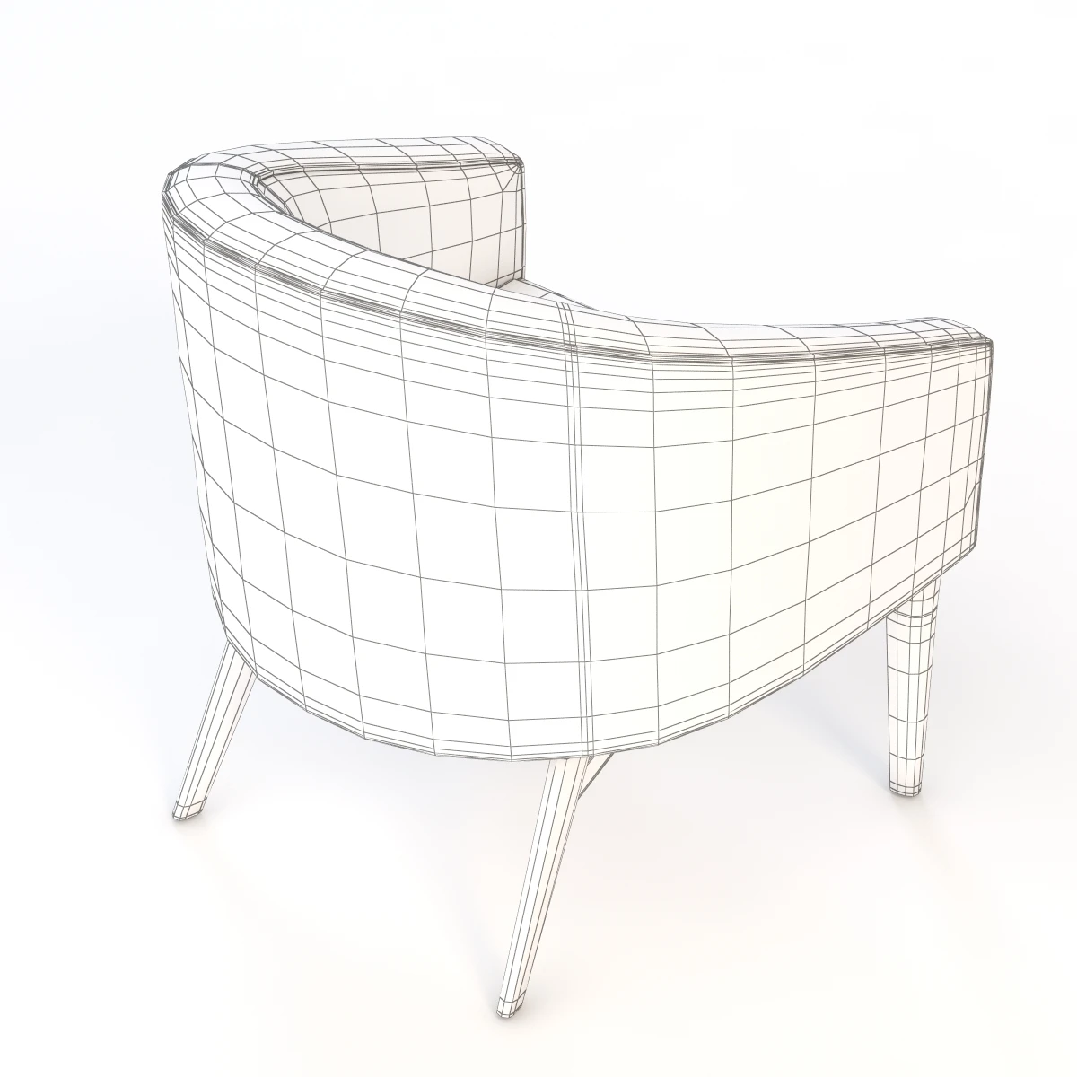 Sophora Lounge Seating 3D Model_016
