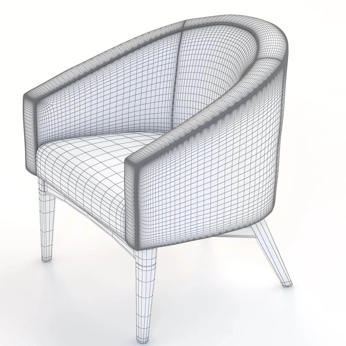 Sophora Lounge Seating 3D Model_013