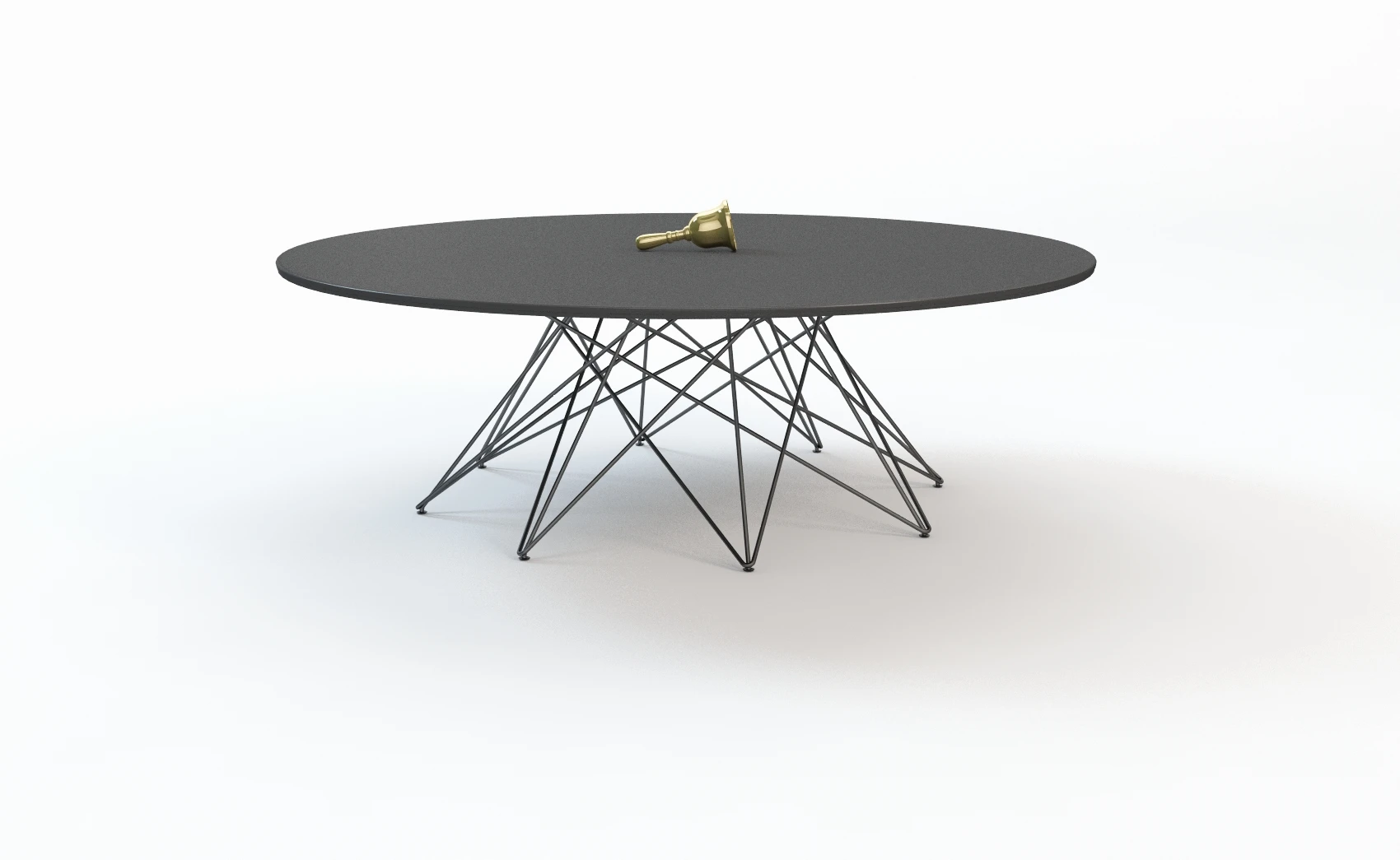 Octa Dining Table Round 3D Model_05