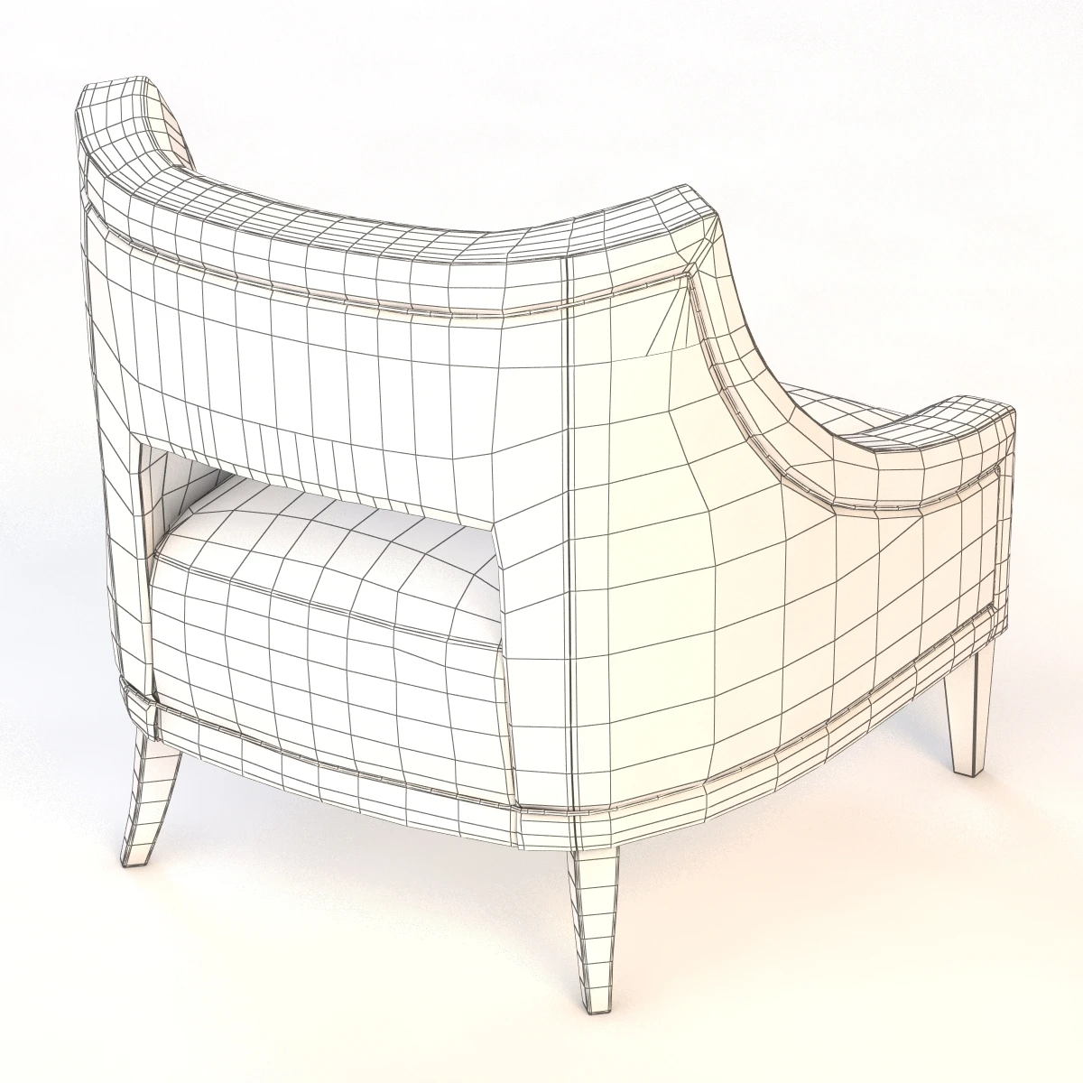Piedmont Lounge Chair 3D Model_012