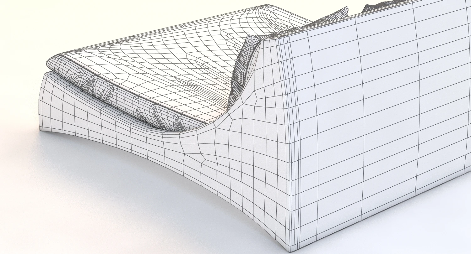 Outdoor Bed 3D Model_010