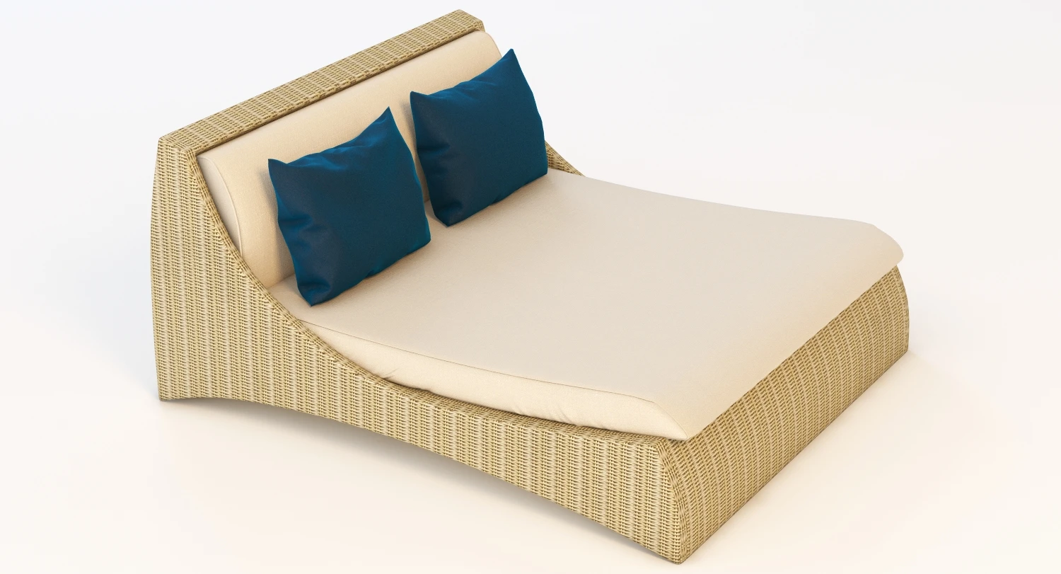 Outdoor Bed 3D Model_06