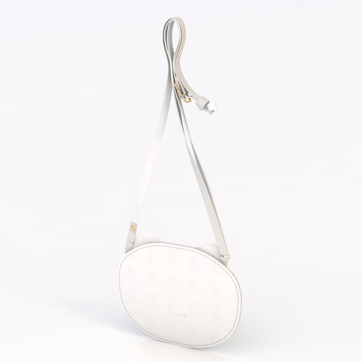 Polar Bear Crossbody Bag By Donsje Amsterdam 3D Model_03