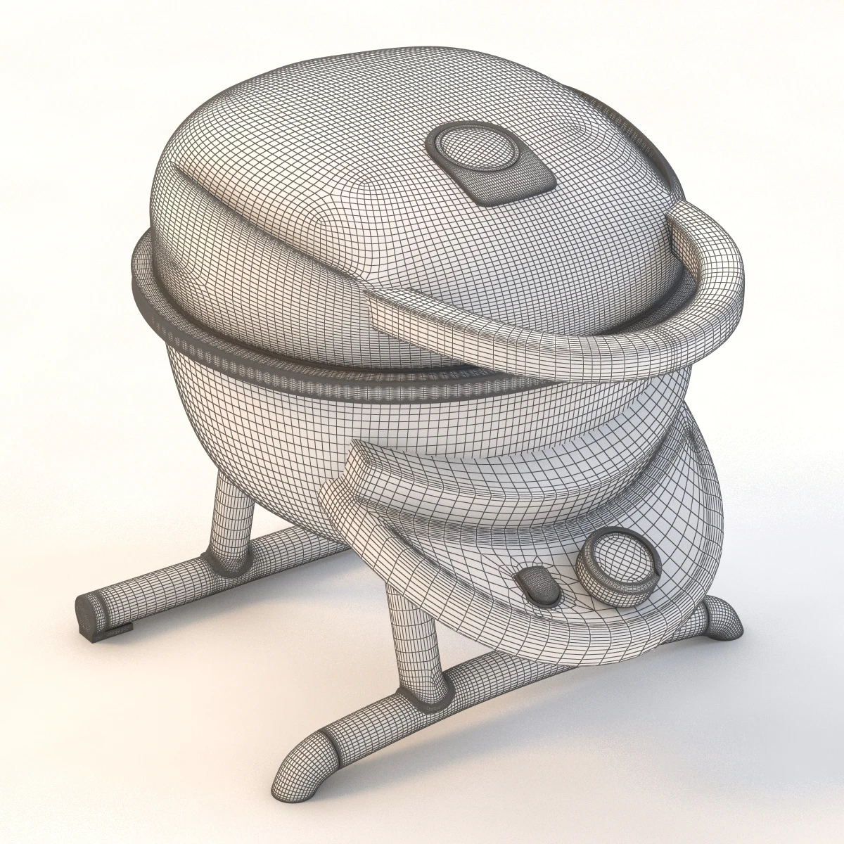 Portable Patio Bistro Gas Grill 3D Model_09
