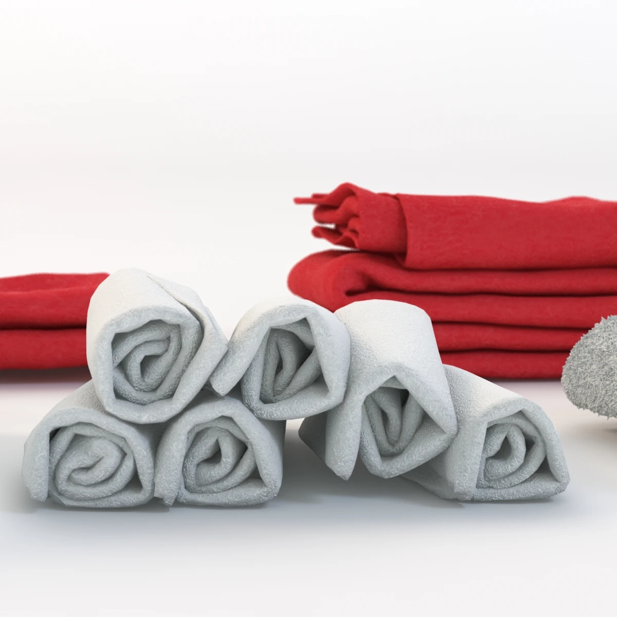 Shower Towels 3D Model_06