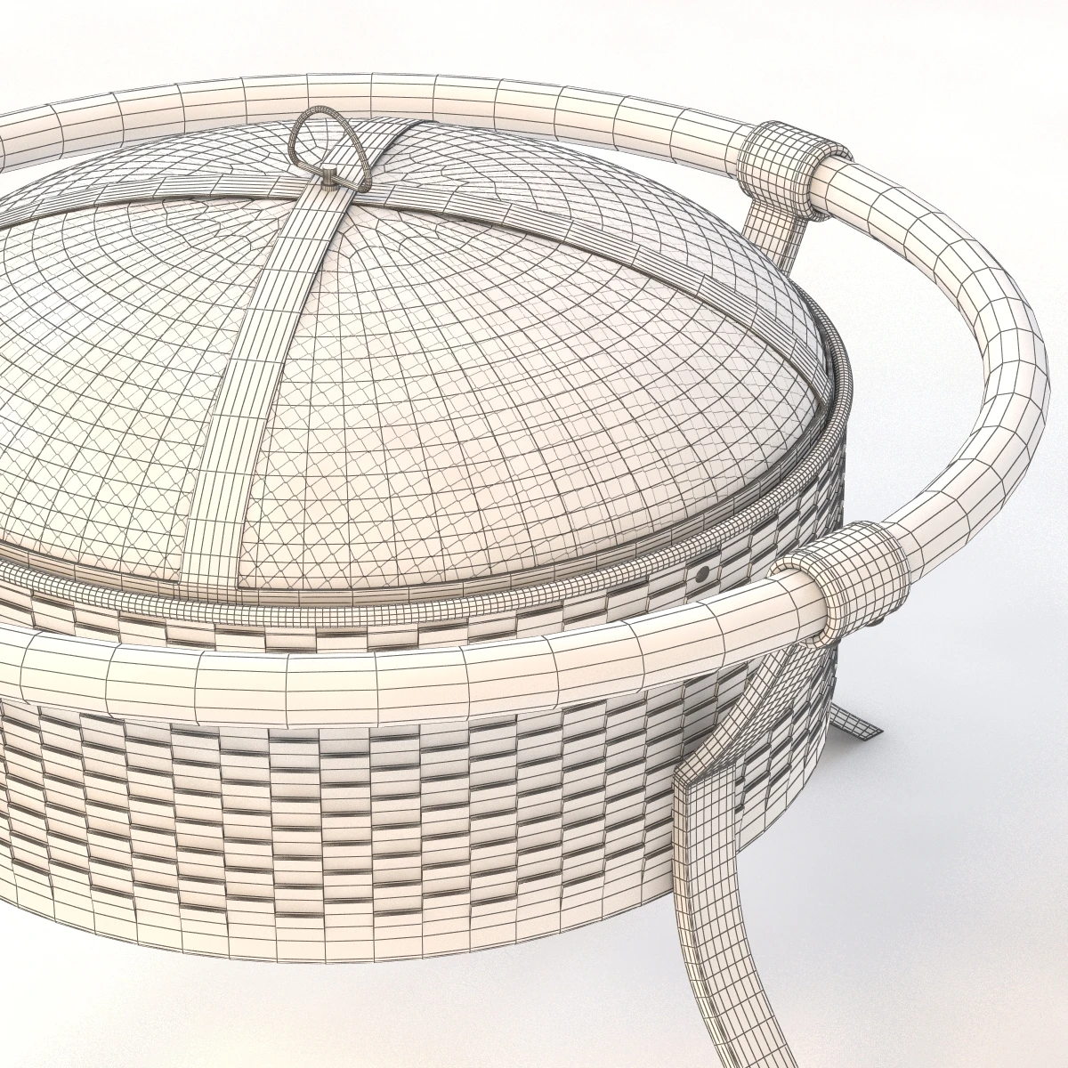 Outdoor Fire-Pit 04 3D Model_010