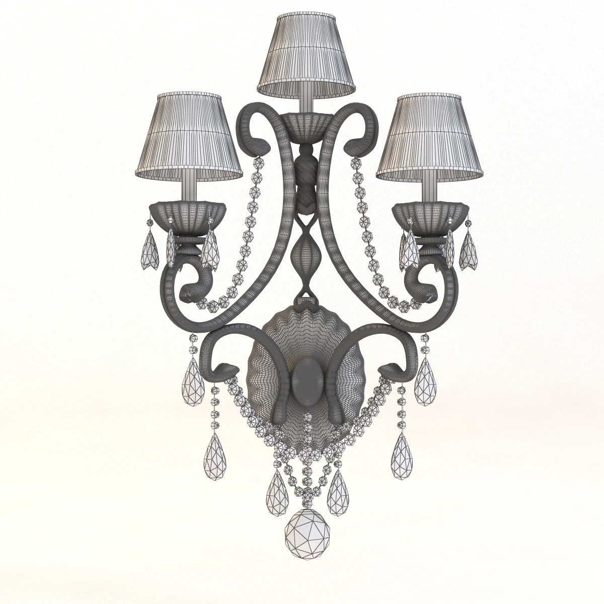 Ralph Lauren Adriana Triple Sconce 3D Model_010