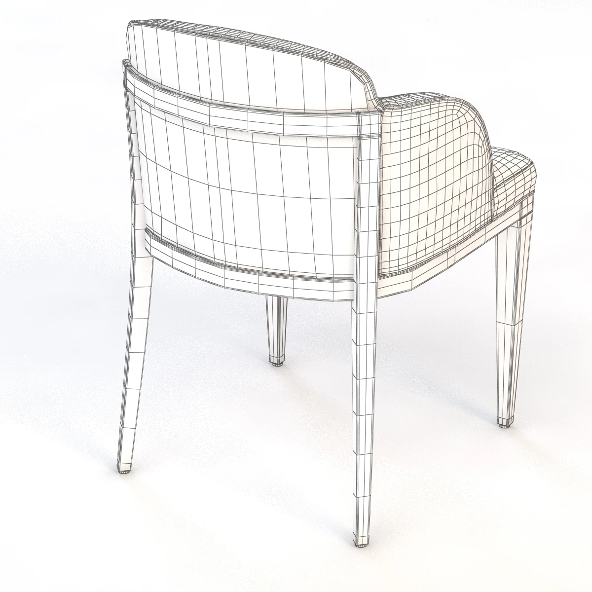 Ralph Pucci Dining Chair 3D Model_010